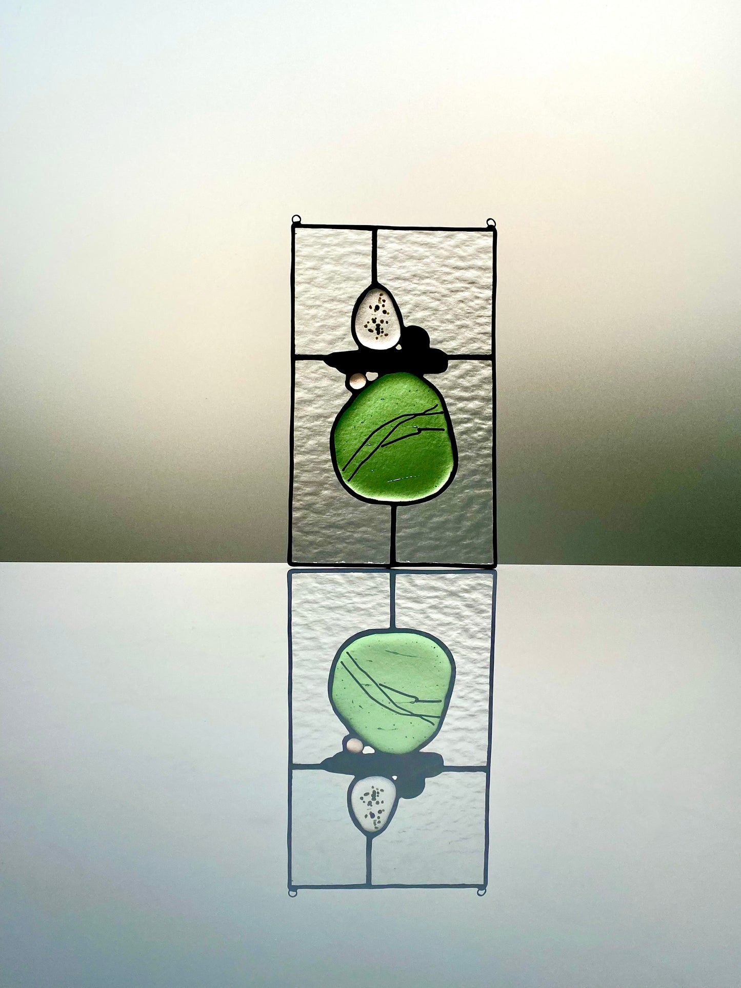 Balance I Stained Glass Panel