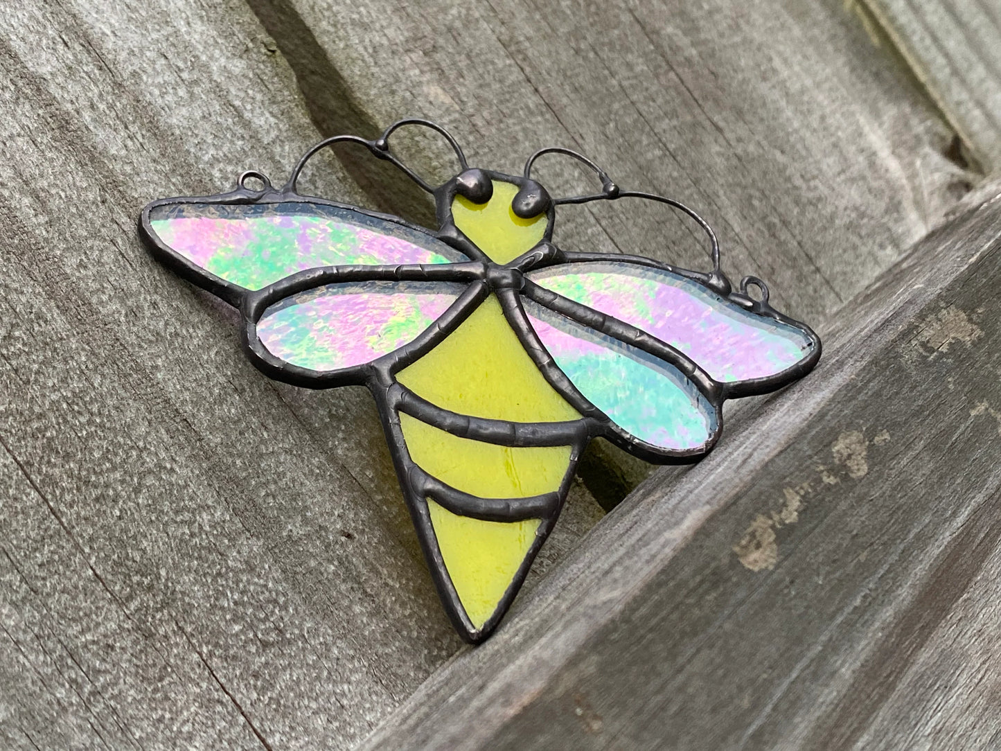 Little Honeybee - Stained Glass Suncatcher