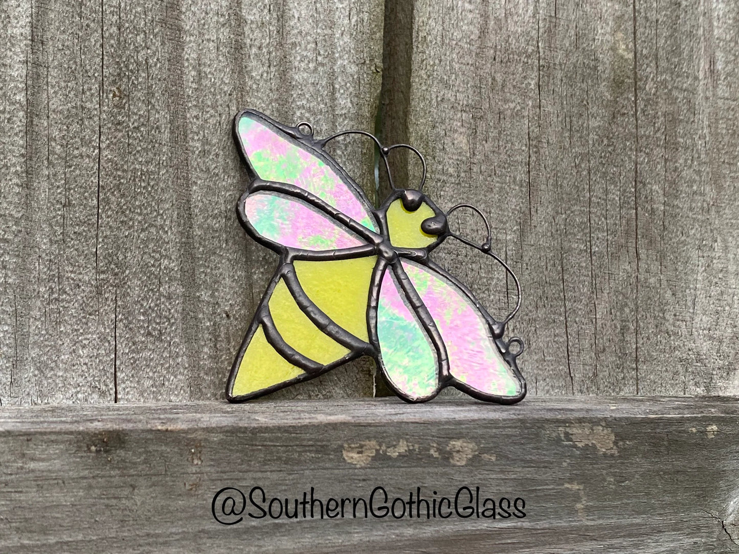 Little Honeybee - Stained Glass Suncatcher